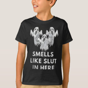 Funny Soky Halloween Offensive Adult Humor Ghost C T-Shirt