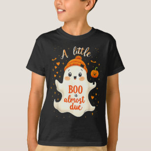 Funny Soky Pregnancy A Little Boo Is Almost Due Ha T-Shirt