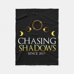 Funny Solar Eclipse 2017 Total Solar Fleece Blanket