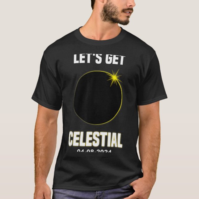 Funny Solar Eclipse Celestial Total Solar T-Shirt (Front)