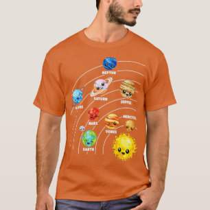 Funny Solar System Planets Science Space Planet Un T-Shirt