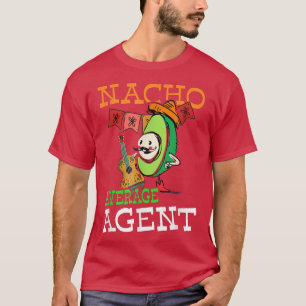 Funny Sombrero on Avocado Nacho Average Agent  T-Shirt