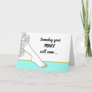 Funny Someday Your Prince Will Come Candy Corn Card