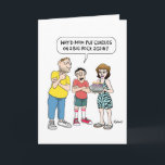 Funny Son Birthday Card<br><div class="desc">Funny Teen Birthday Greeting Card for a male teenager</div>