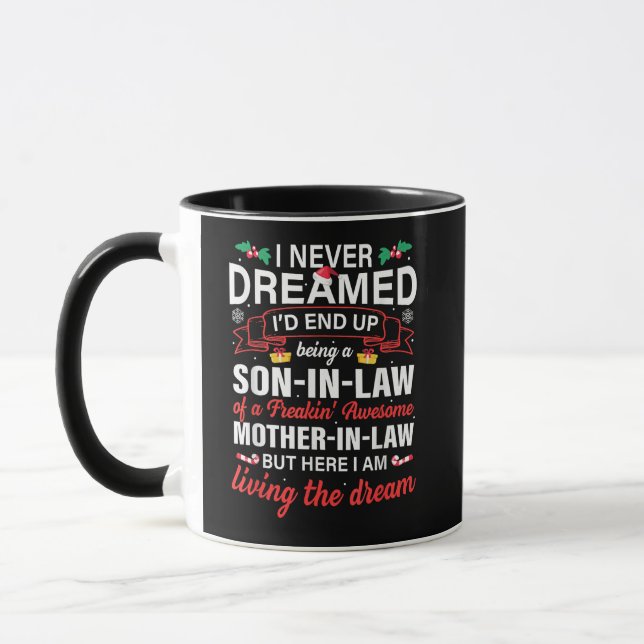 Funny Son In Law Awesome Mother In Law Mug (Left)