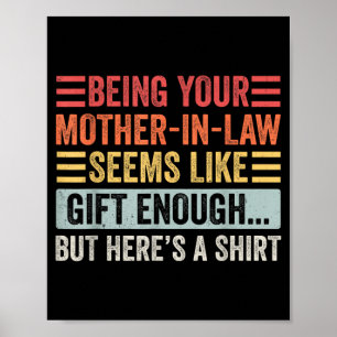 Funny Son In Law Sarcastic Humour Quote From Mothe Poster
