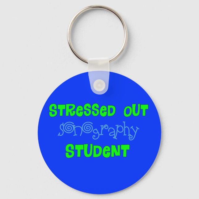 Funny Songraphy Student Gifts Key Ring (Front)
