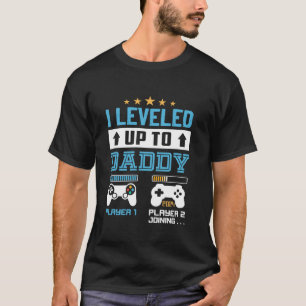 Funny Soon To Be Dad 2024 Vintage I Levelled Up To T-Shirt