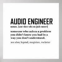 Funny Sound Engineer Audio Engineering Definition