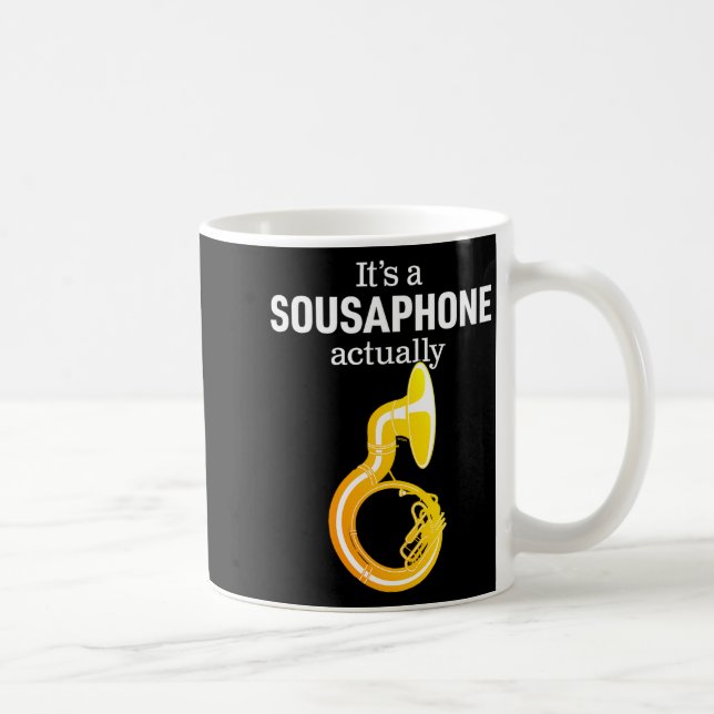 Funny Sousaphone Humor For Proud Sousaphonist Marc Coffee Mug (Right)