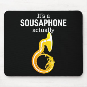 Funny Sousaphone Humor For Proud Sousaphonist Marc Mouse Mat