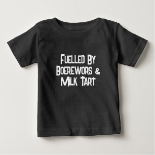 Funny South African Fuelled By Boerwors Baby T-Shirt