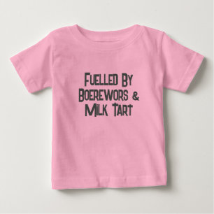 Funny South African Fuelled By Boerwors Baby T-Shirt
