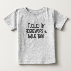 Funny South African Fuelled By Boerwors Baby T-Shirt