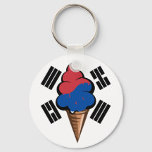Funny South Korea ice cream flag