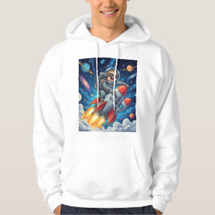 Funny Space Adventure Tee for Dreamers and Animal 