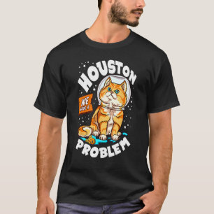 Funny Space Astronaut Cat Gifts Men Women Kids Cat T-Shirt