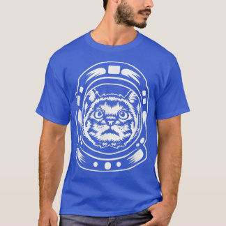 Funny Space Cat Astronaut T-Shirt