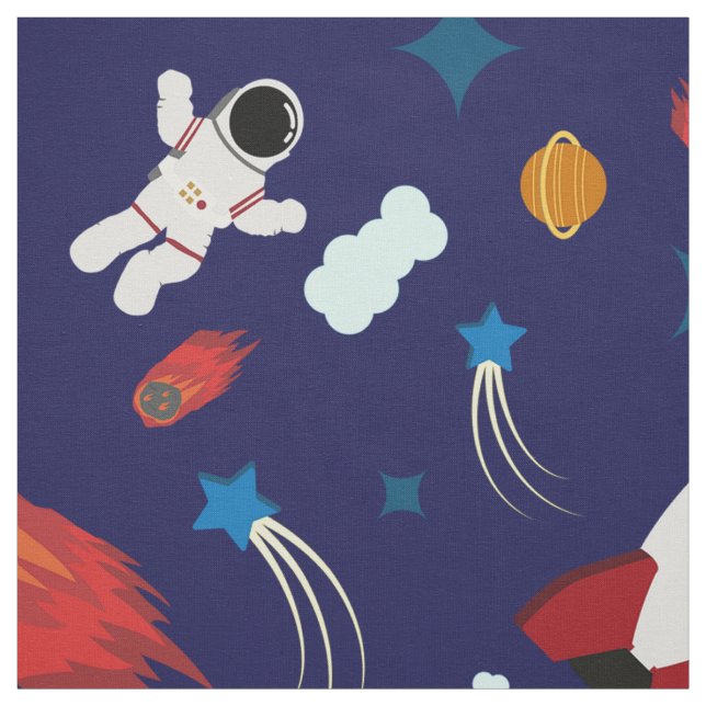 Funny Space  Fabric (Swatch)