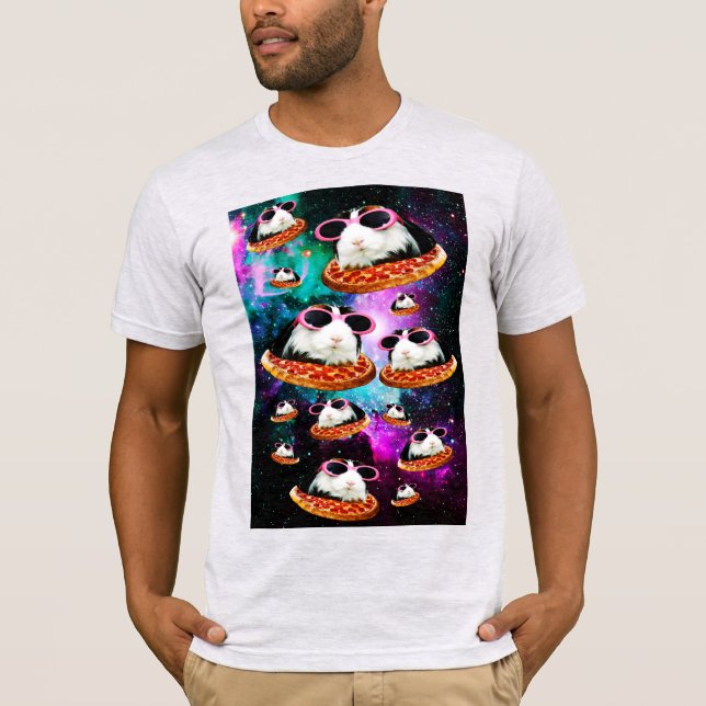 Funny space guinea pig T-Shirt (Front)