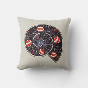Funny Space Spiral Galaxy Kids Cushion