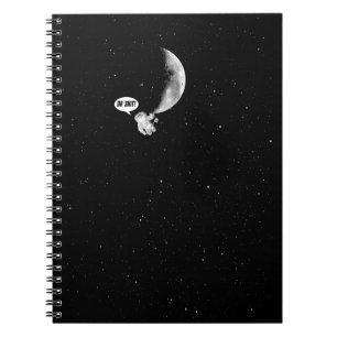 Funny Spaceman and The Moon Notebook