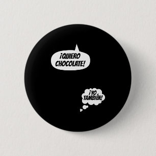 Funny Spanish Announcing Pregnancy Baby New Mom Ba 6 Cm Round Badge