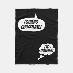 Funny Spanish Announcing Pregnancy Baby New Mom Ba Fleece Blanket