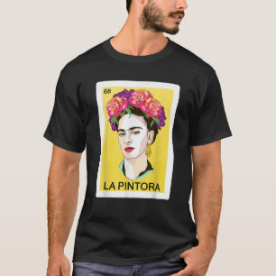 Funny Spanish Mexican Bingo Gift for Women Girl La T-Shirt