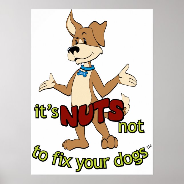 Funny spay neuter poster (Front)