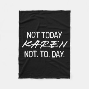 Funny Speak To The Manager Shhh Karen Not That Kar Fleece Blanket