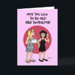 Funny Special Birthday Wish Card<br><div class="desc">Funny Birthday Greeting Card for a woman</div>