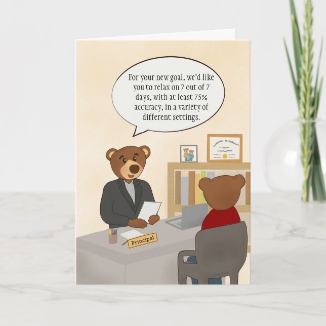 Funny Special Education Teacher Appreciation Card (Front)