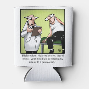 Funny Spectickles Medical Health Cartoon Humour Can Cooler