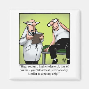 Funny Spectickles Medical Health Cartoon Humour Magnet