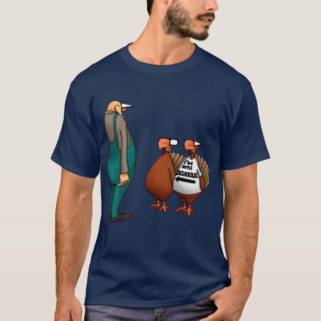 Funny Spectickles Thanksgiving Delicious Turkey to T-Shirt (Front)