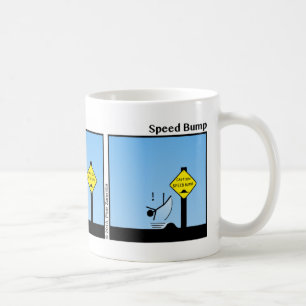 Funny Speed Bump Stickman Mug - 125