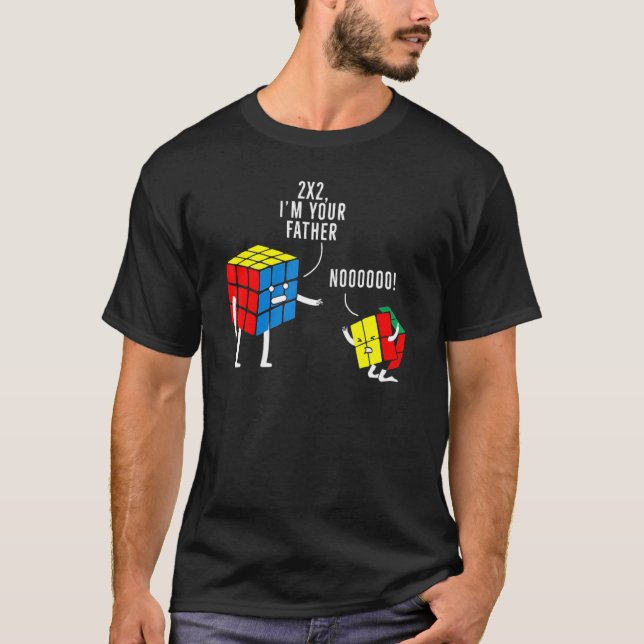 Funny Speed Cubing I'm Your Father Math Puzzle Men T-Shirt (Front)