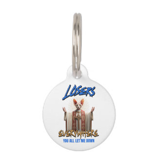 Funny Sphynx Cat Jesus Pet Tag
