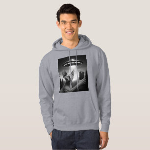 Funny Sphynx Cat Selfie Ufo Alien Area 51 Humour  Hoodie
