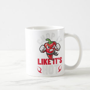 Funny Spicy Chilli Karate Design Chile Pepper Humo Coffee Mug
