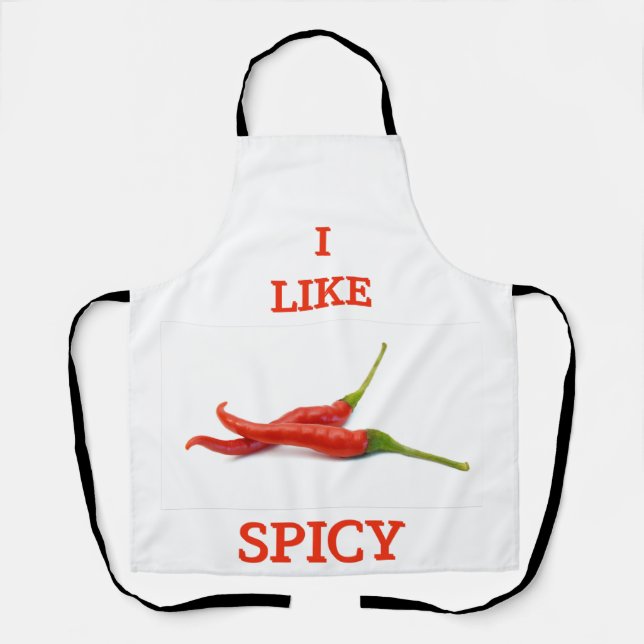 Funny spicy tase cute cool T-Shirt Apron (Front)
