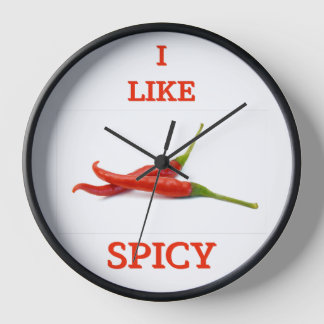 Funny spicy tase cute cool T-Shirt Paper Coaster Clock