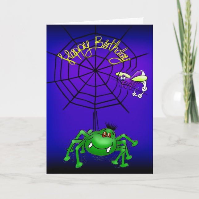 Funny Spider Card (Front)