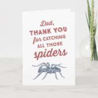 Funny Spider Father's Day