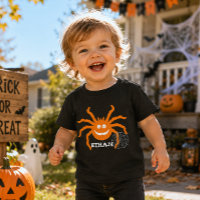 Funny Spider Halloween 2026personalized toddler
