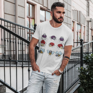 Funny Spider Ladybug Bee T-Shirt