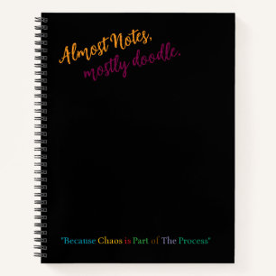  Funny Spiral Notebook for students