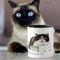 Funny Spoiled Calico Feed Cat Pink