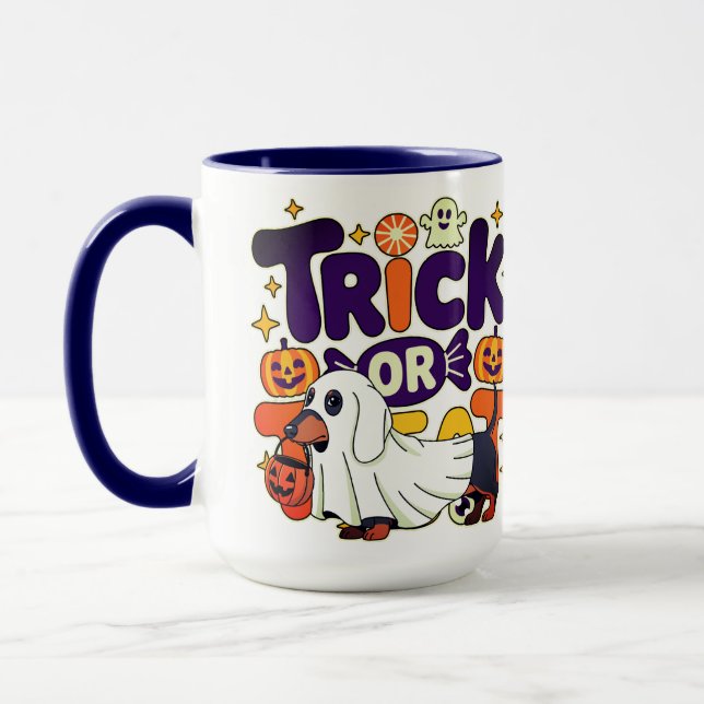 Funny Spooky Coffee Cup for Fall & Halloween Gifts (Left)